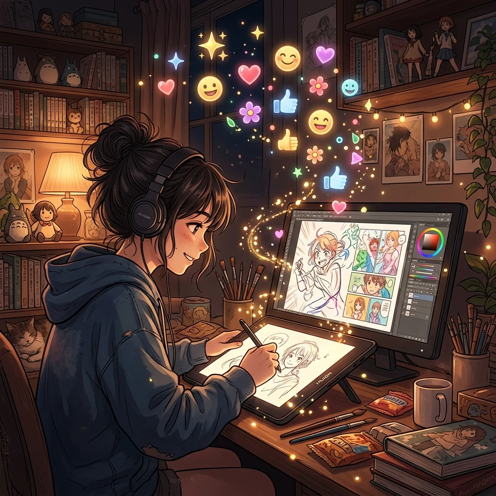 æ·±å€ã®æ¶²ã¿ããã¹ã¯ã§æ°åã®éå§ããè§£æŸããæž©ããã¹ã¿ã³ãã«å
ãŸããå人絵垫ã®åµäœç©ºé