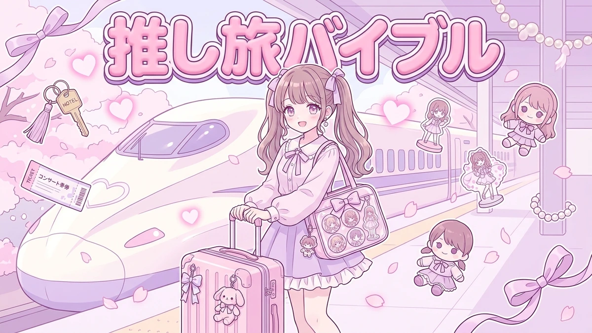 【推し旅】遠征ホテル女子会！格安新幹線と深夜の密室添い寝バイブル