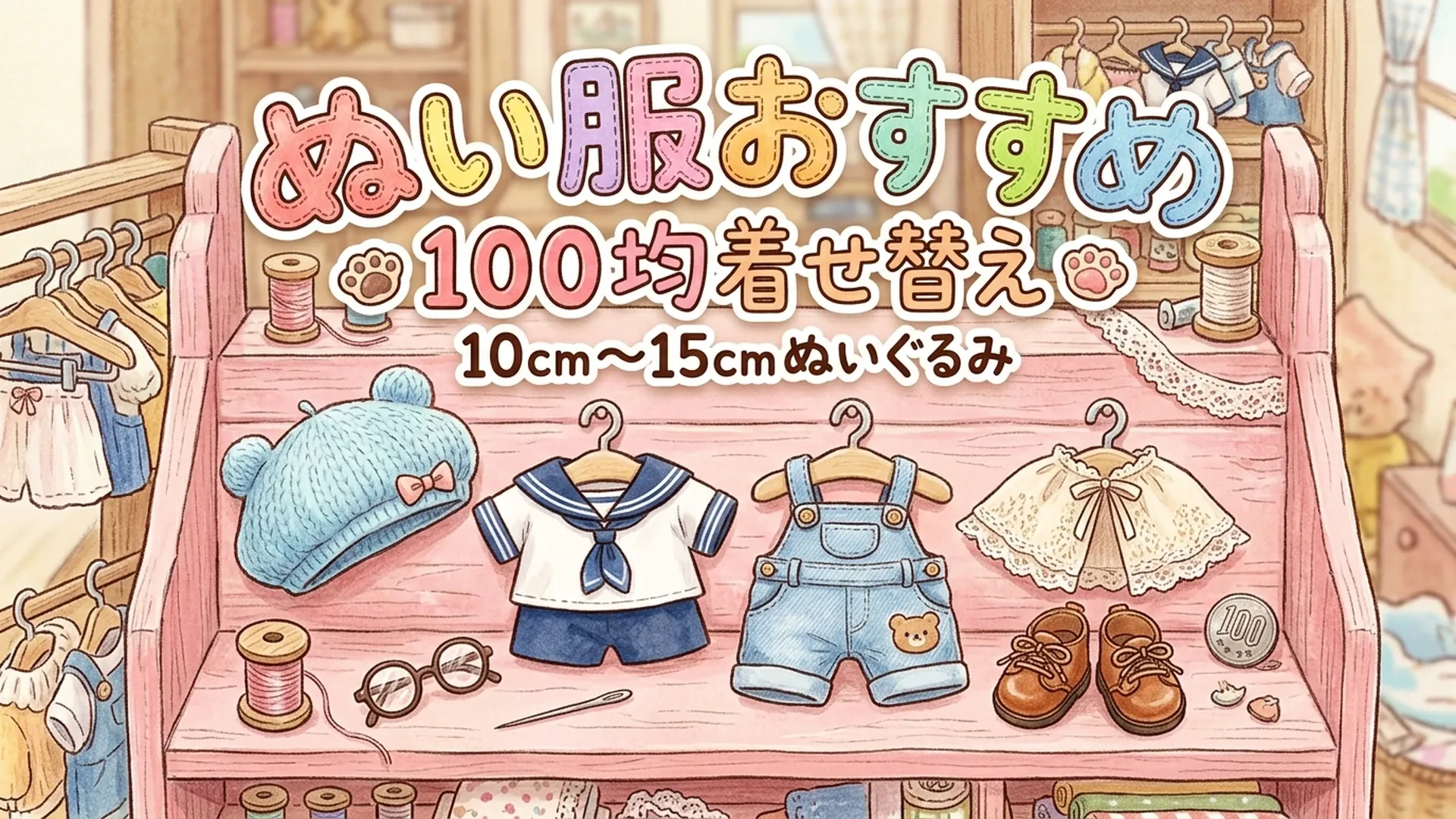 「ぬい服」おすすめと選び方！100均着せ替え・サイズ別選び方ガイド