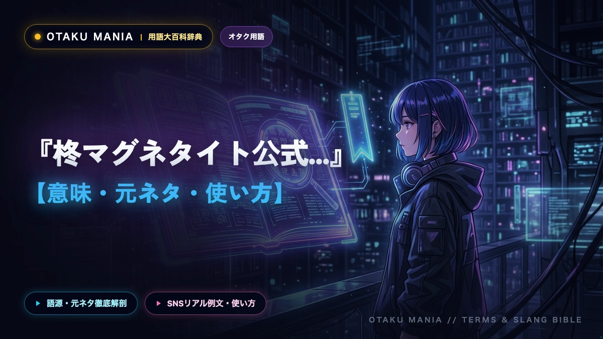 【ボカロP】柊マグネタイト名鑑！『マーシャル・マキシマイザー』の秘密