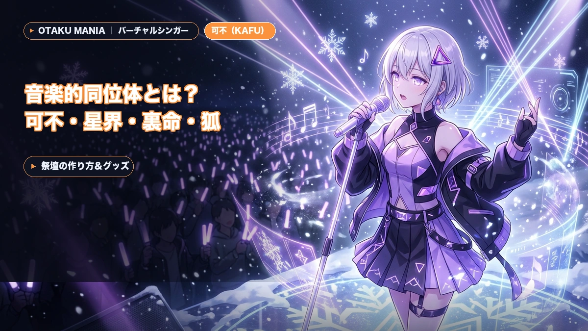 音楽的同位体とは？可不・星界・裏命・狐子・羽累の全キャラ一覧・違いまとめ