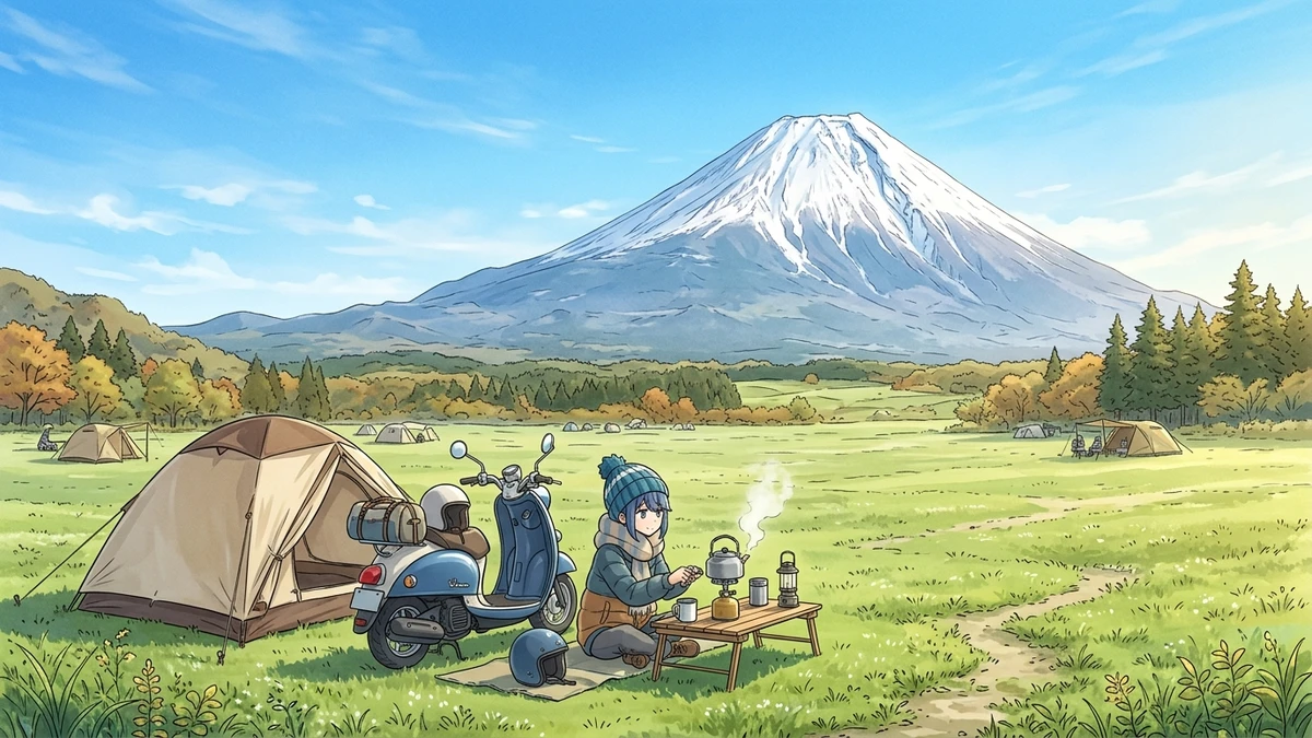 アニメ『ゆるキャン△』山梨聖地巡礼マップ！本栖湖・身延おすすめルート