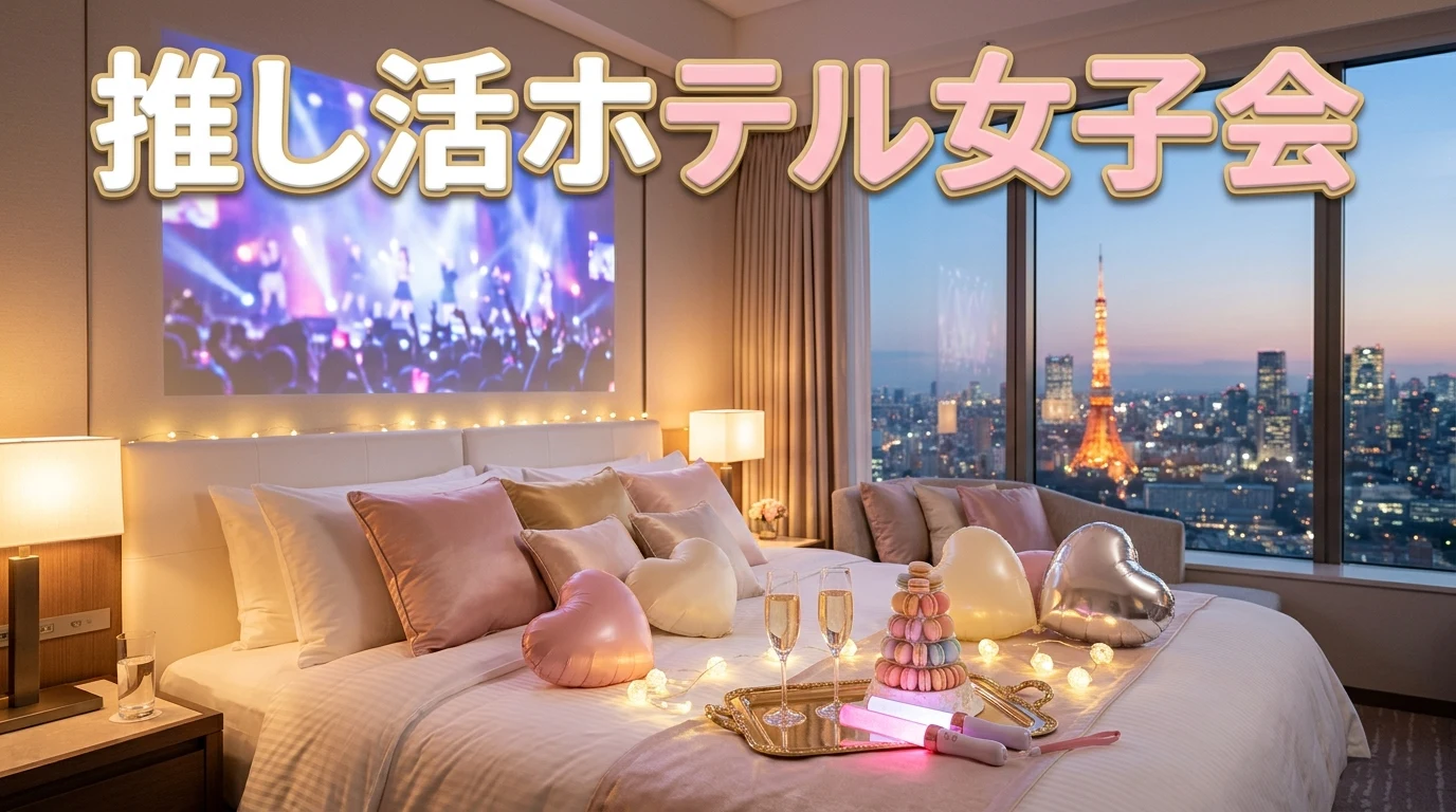 【東京】推し活ホテル女子会おすすめ7選！大画面・センイルお泊まり