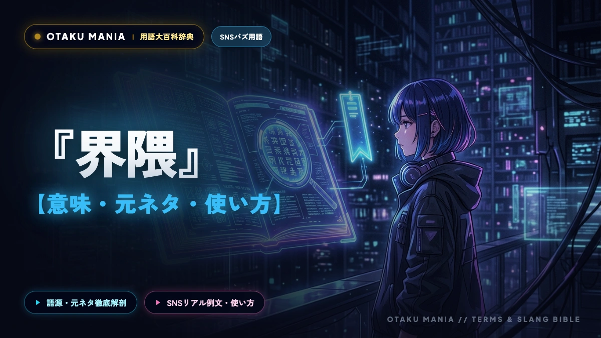 【オタク用語】「界隈」の意味とは？多様な種類と使い方・暗黙ルールを解説