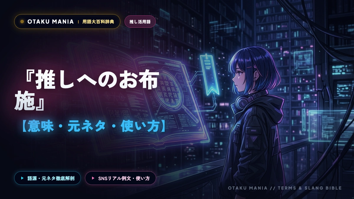 【オタク用語】推しへのお布施とは？公式に貢ぐ心理と正しい課金マナー