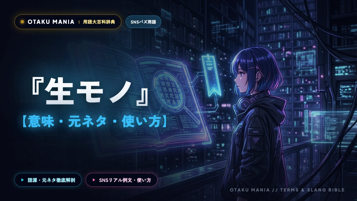 nmmnとは？『生モノ』界隈の暗黙のルールとマナー解説