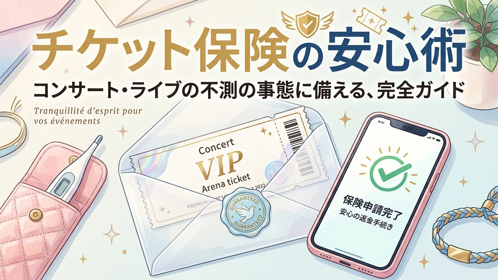 推し活キャンセル保険とは？遠征キャンセル料の悲劇を防ぐ補償と注意点