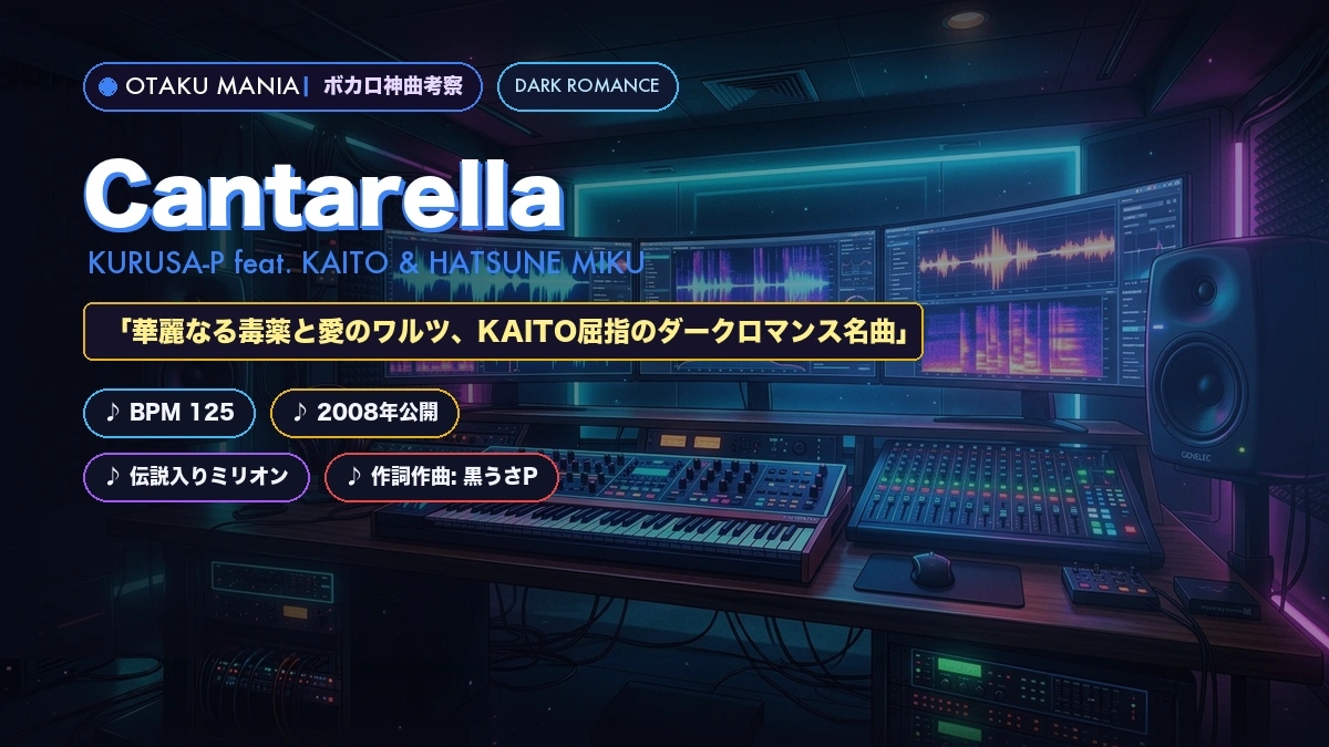 ãæè©èå¯ããCantarellaãé»ããPÃKAITOç¥æ²è§£èª¬ïŒæå³ãšMVè§£èª