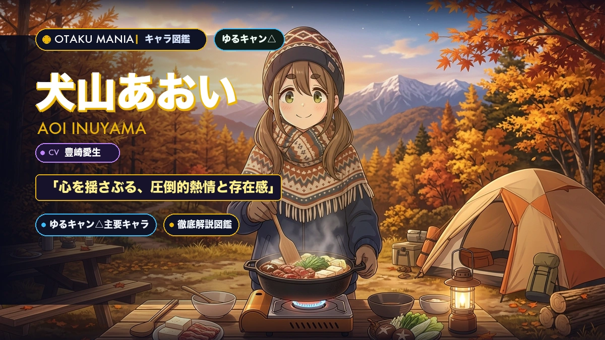 犬山あおいプロフィール！ゆるキャン八重歯と癒やし関西弁ホラ吹き