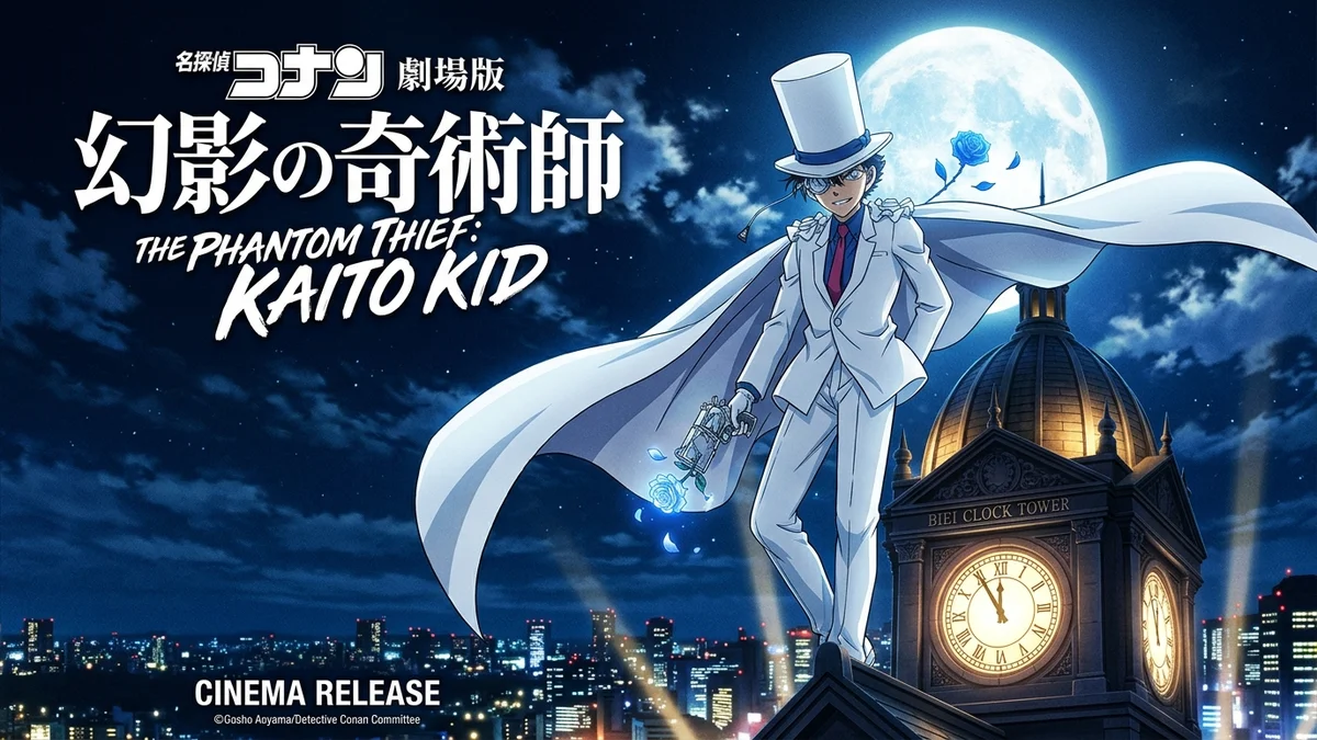 怪盗キッドプロフィール！月下の魔術師の正体と名言徹底解説