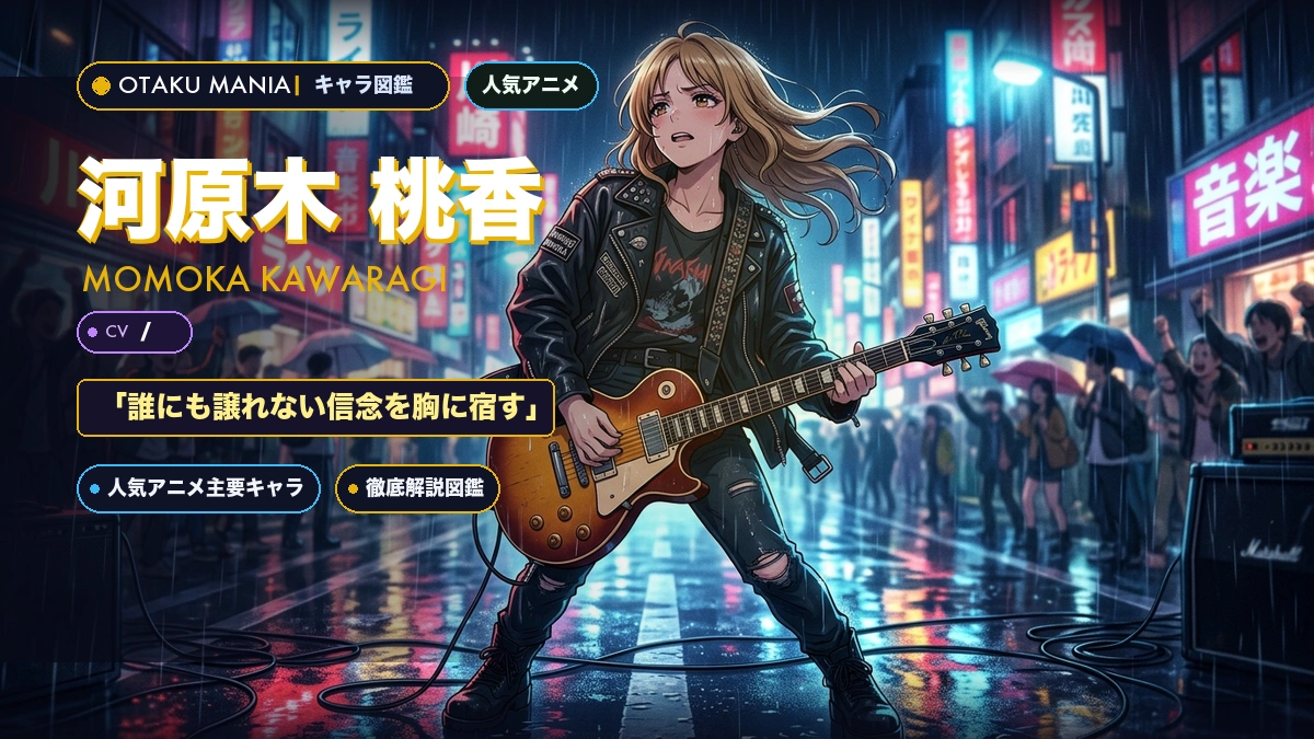河原木桃香プロフィール！ガルクラ名曲ギターと脱退真相まとめ
