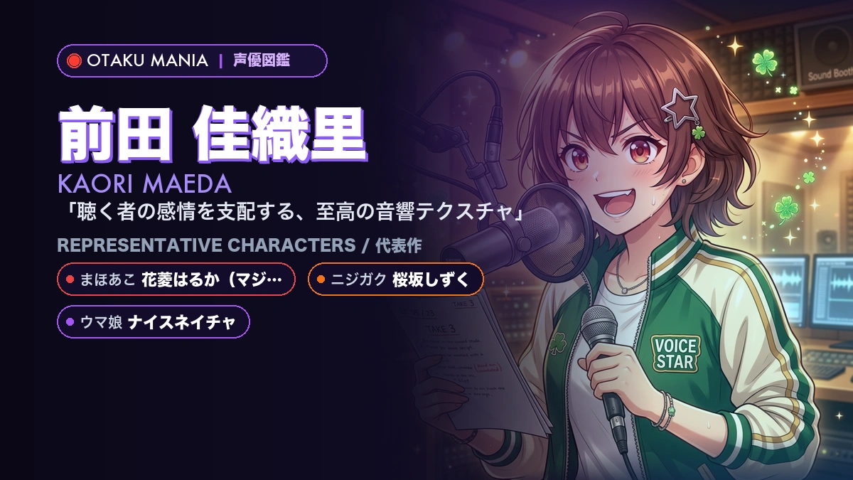 【前田佳織里】花菱はるかや桜坂しずく！『まほあこ』の代表作キャラ