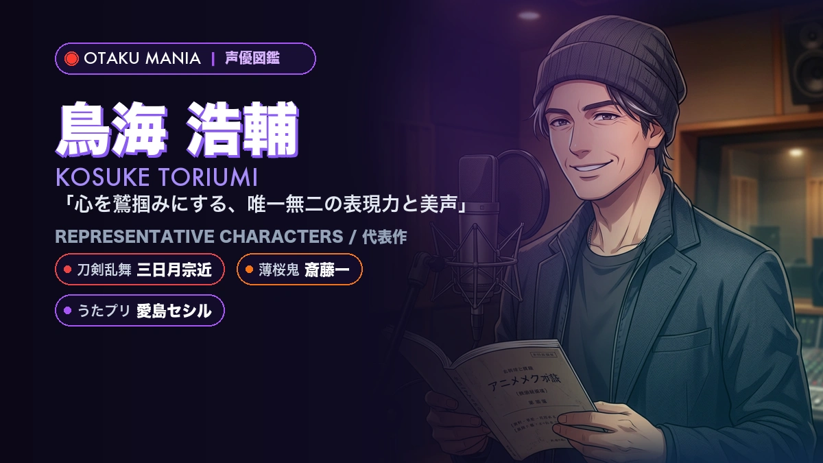 【鳥海浩輔】三日月宗近・斎藤一・セシル！シチュCDの絶対王者の全貌