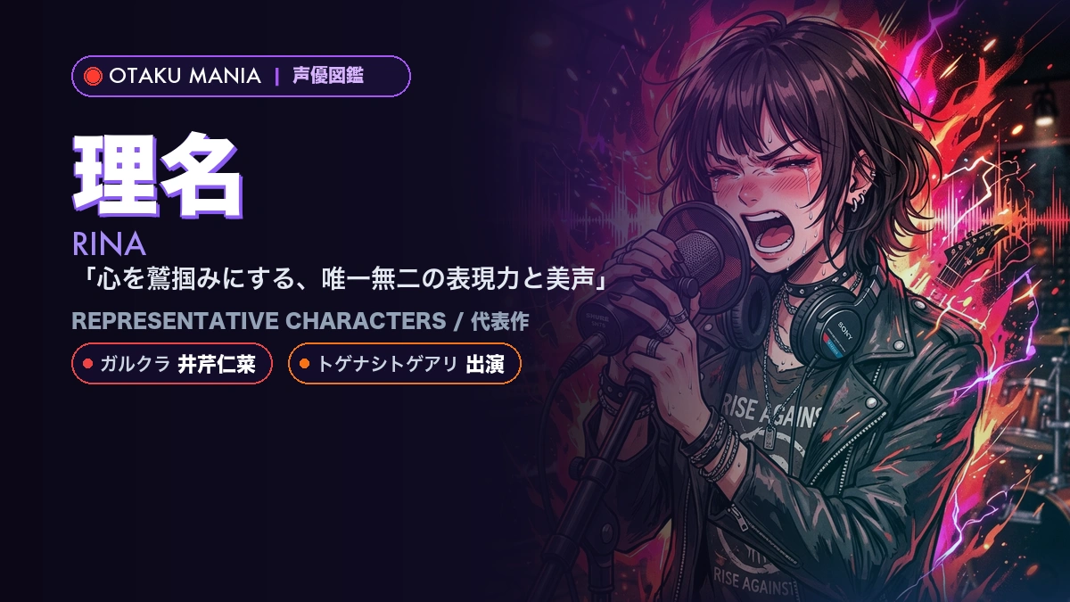 【理名】井芹仁菜の代表作キャラ！『ガルクラ』出演作まとめ