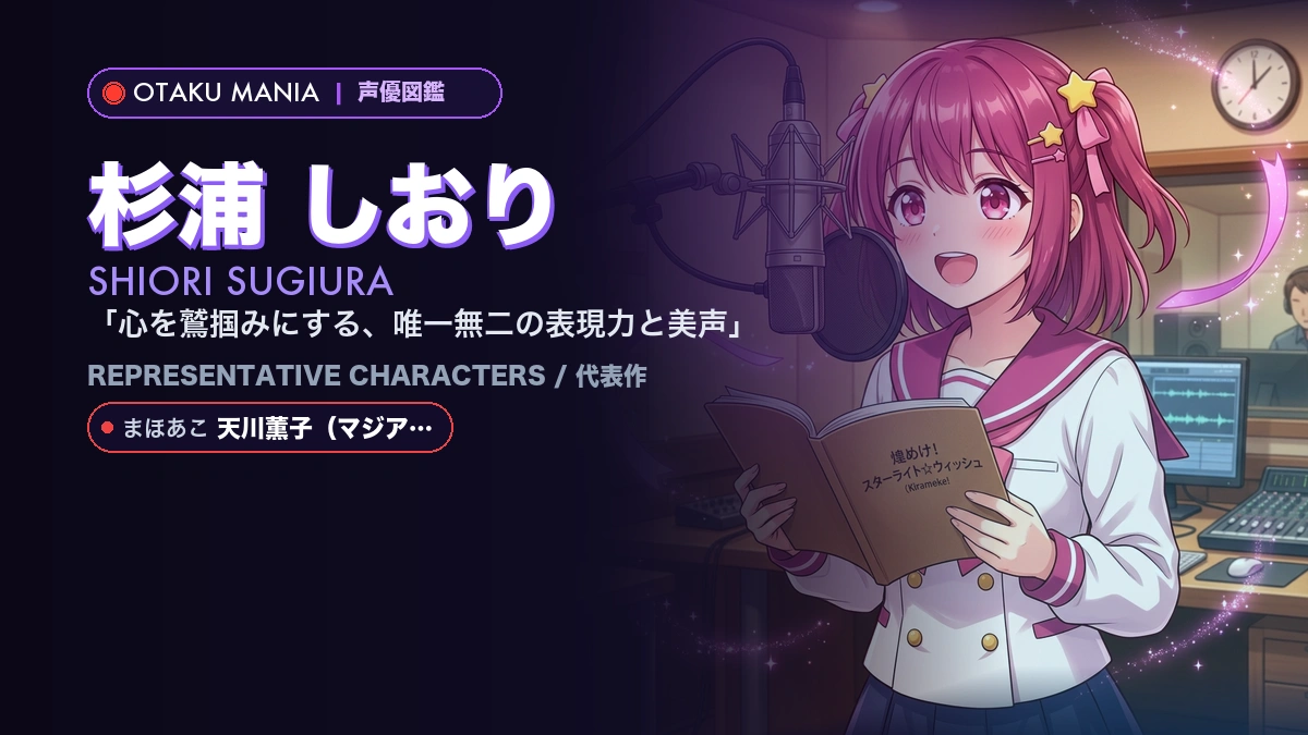【杉浦しおり】天川薫子の代表作キャラ！『まほあこ』出演作まとめ