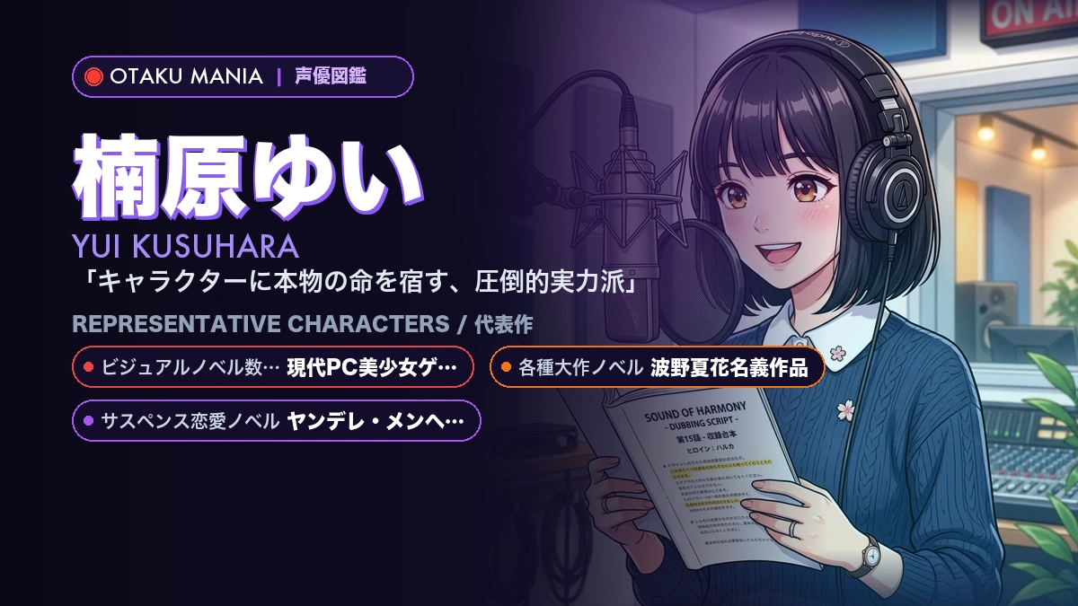 【楠原ゆい】美少女ゲームの絶対女王！波野夏花や伝説の代表作
