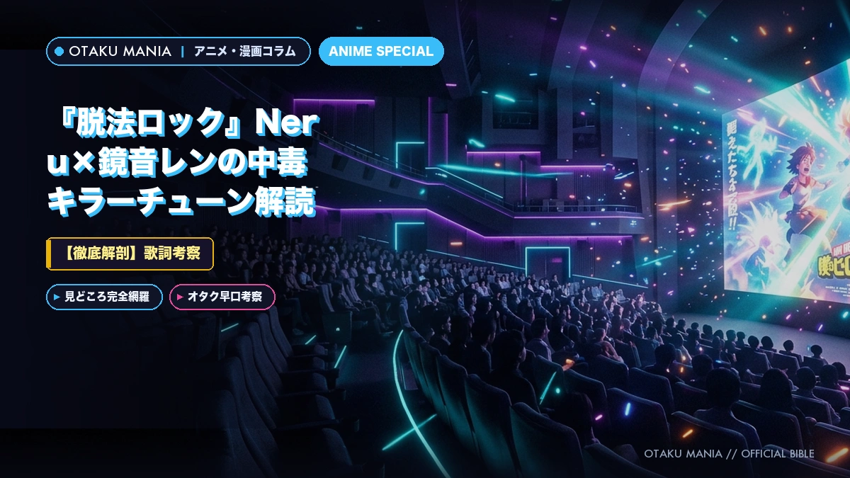 【歌詞考察】『脱法ロック』Neru×鏡音レンの中毒キラーチューン解読