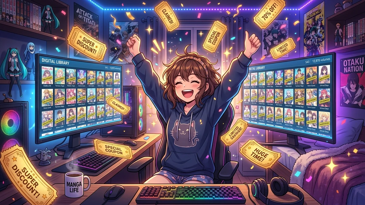 DMMブックスの初回90%OFFクーポンで漫画を全巻最安爆買いする裏技