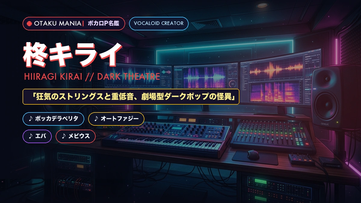 【ボカロP】柊キライ名鑑！『ボッカデラベリタ』と劇場型ダークの狂気