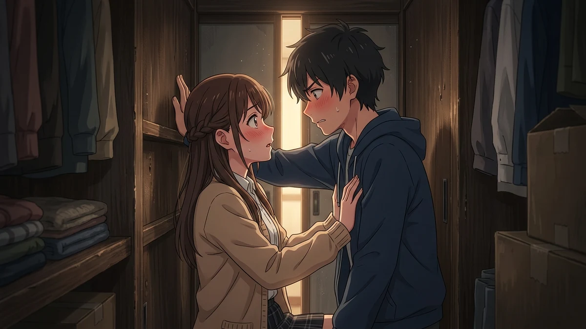 かのかり1期12話押し入れ密着の神回解説：和也と千鶴の吐息と心拍数限界突破