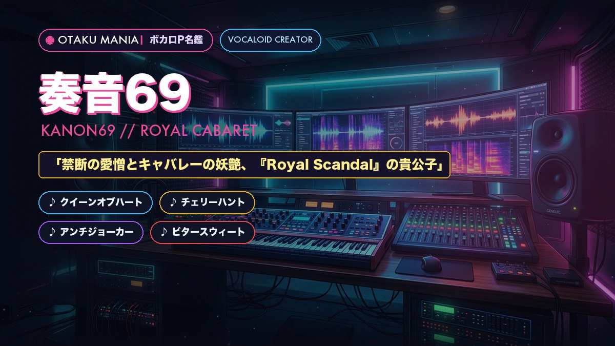 【ボカロP】奏音69名鑑！『Royal Scandal』と妖艶キャバレーの美学
