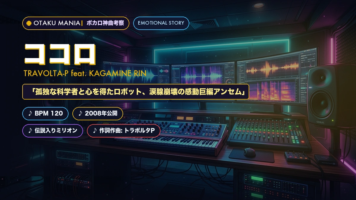 【歌詞考察】『ココロ』トラボルタP×鏡音リンが描いた奇跡の心と涙腺崩壊