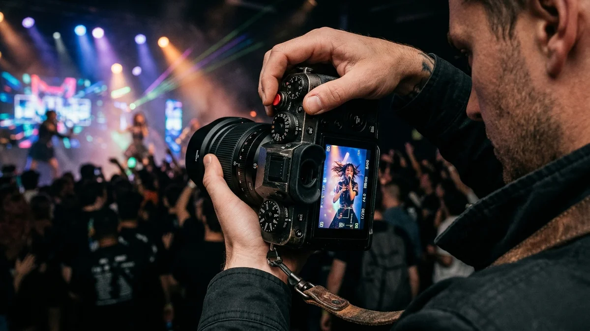 ライブ撮影のカメラ設定！暗い会場で推しがブレずに写る暗所設定術