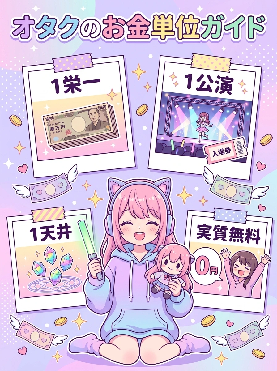 オタクしか使わない単位とお金の数え方7選！実質タダや1栄一の意味の重要ポイント図解まとめ