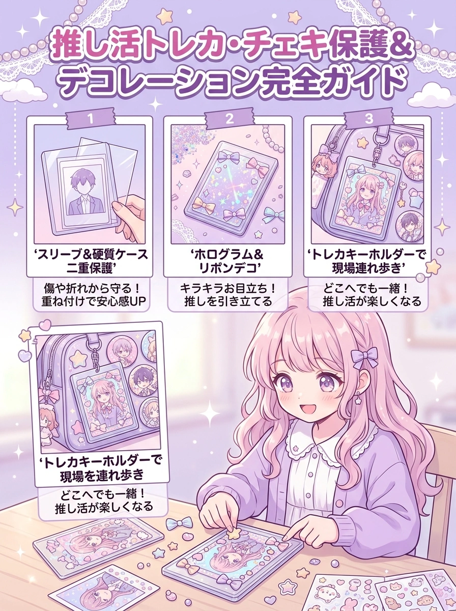 「トレカデコ・保険証デコ」最新やり方ガイド！100均素材で可愛い作り方の重要ポイント図解まとめ