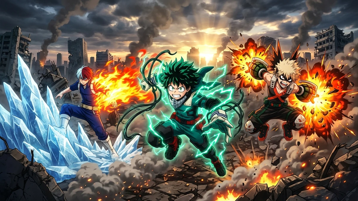 【ヒロアカ】アニメ見る順番完全ガイド！1期〜7期・劇場版映画の時系列まとめ