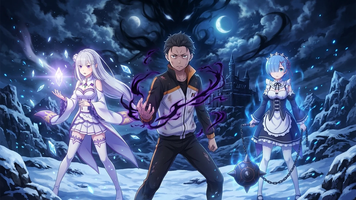 リゼロのアニメを見る順番と配信！1期2期3期OVAの時系列まとめ