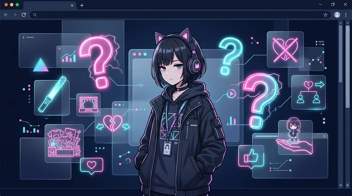 アロマンティックオタクのよくある質問解説図