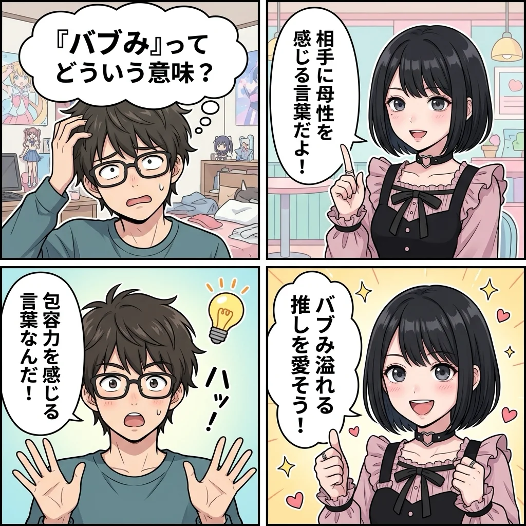 4コマ漫画バブみ意味