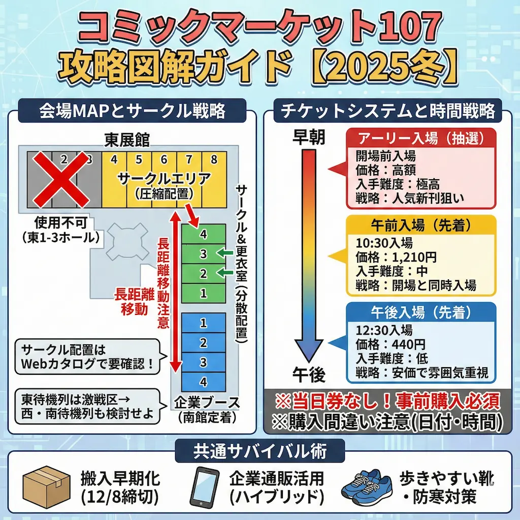 コミックマーケット107の攻略ガイド