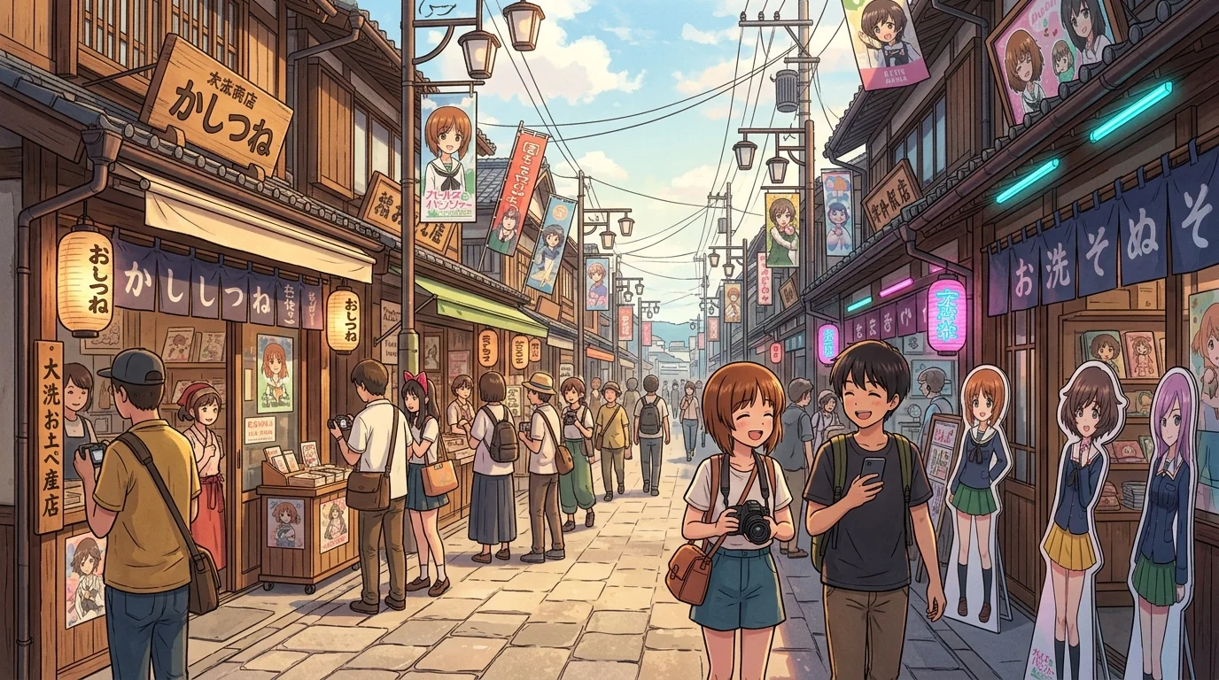 大洗商店街の風景