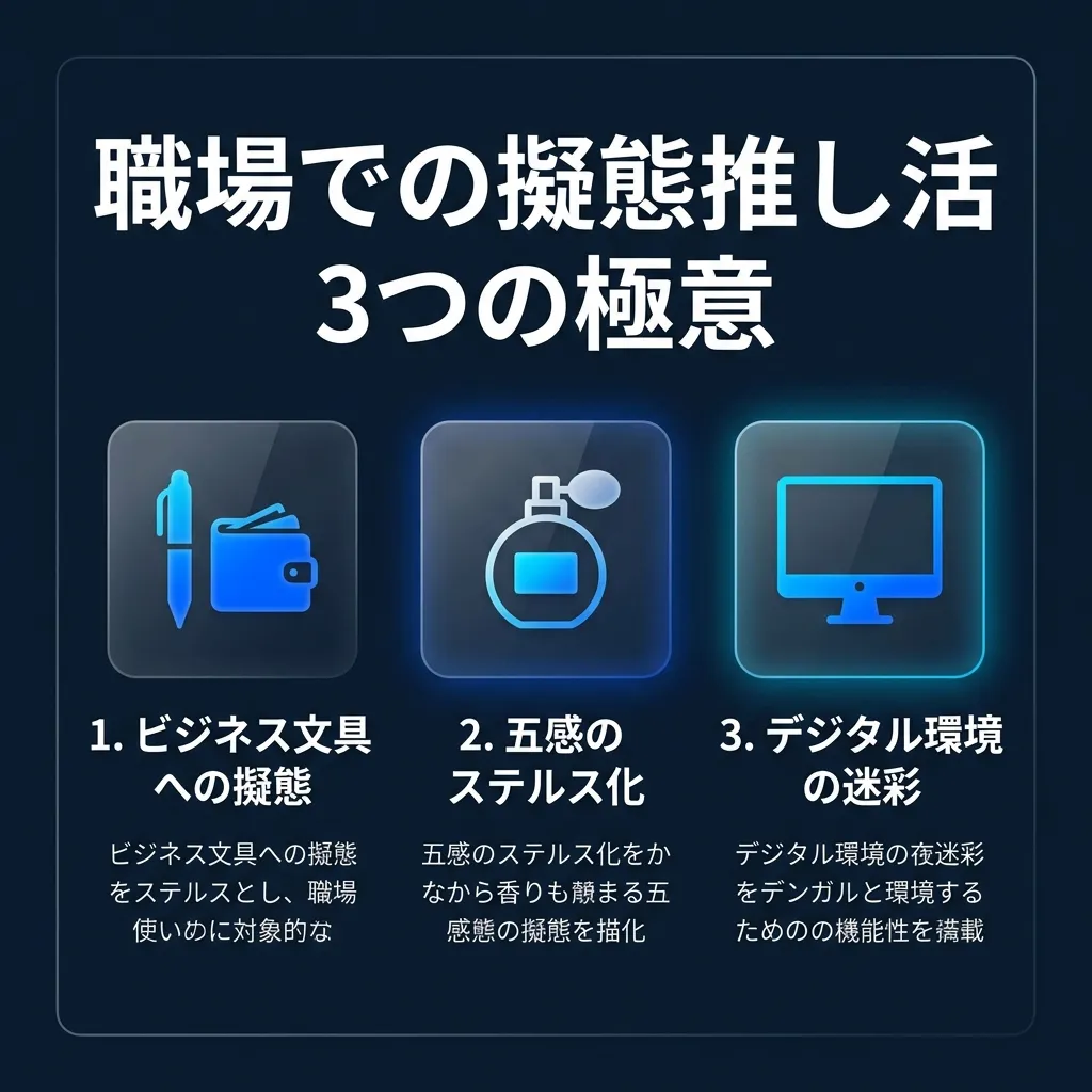 職場での擬態推し活 3つの極意