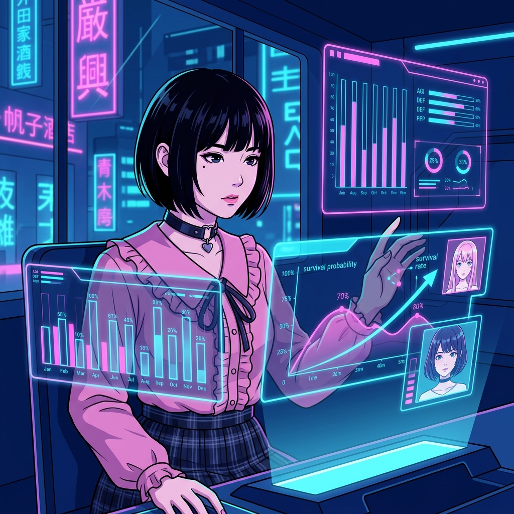 生存フラグ 判定データ図解