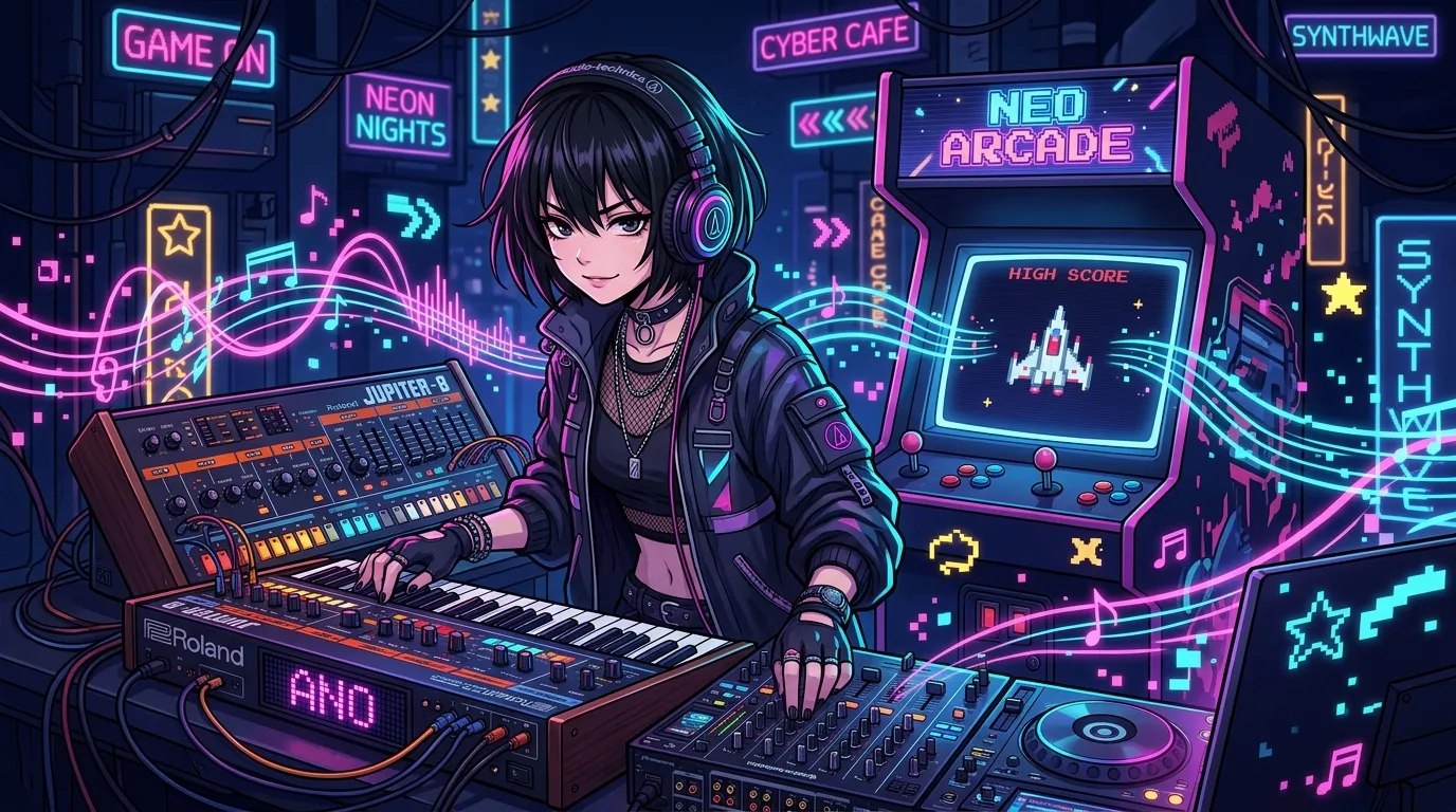 ボカロやゲーム文化とのコラボイメージ