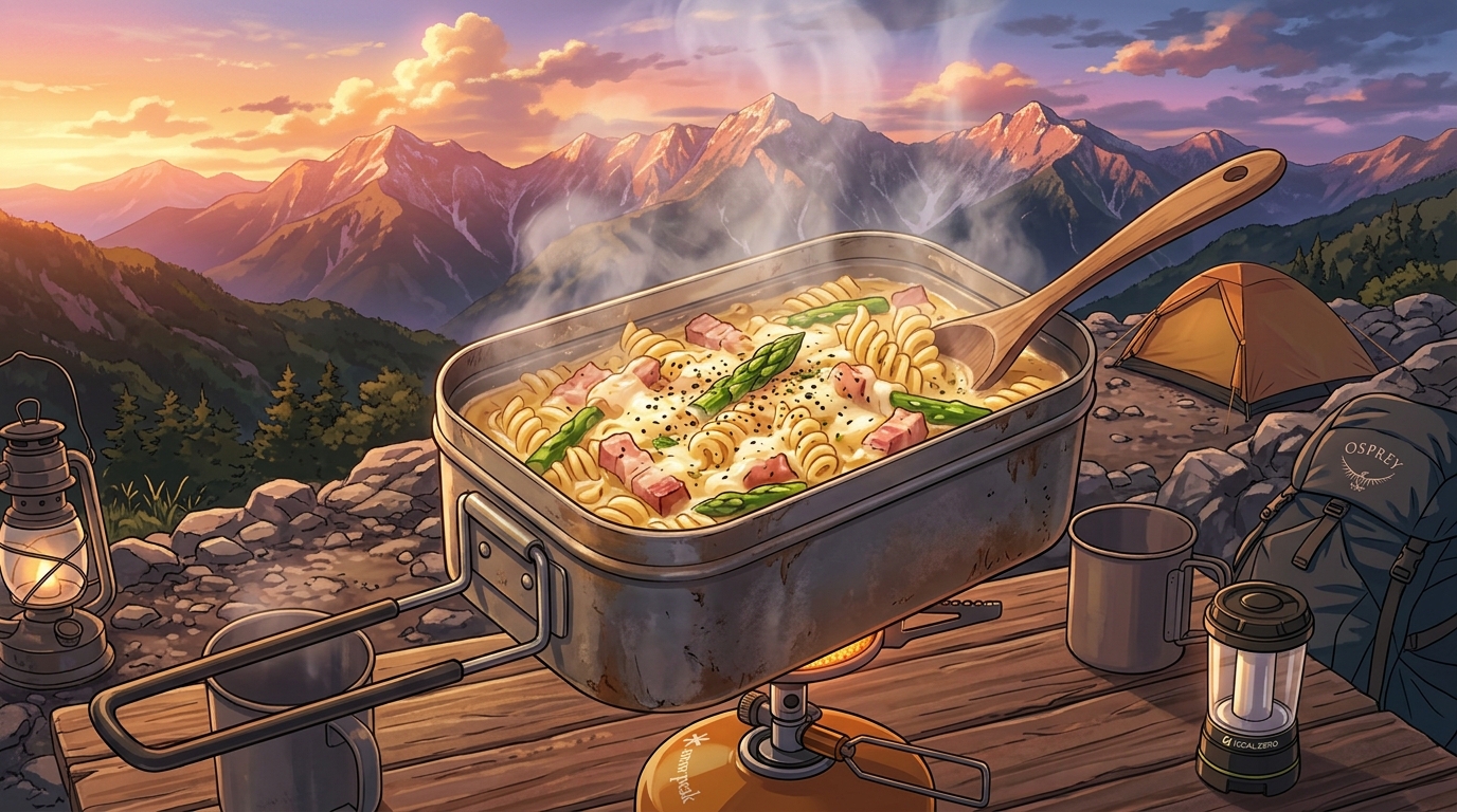 ゆるキャン△ コッヘルで作る濃厚スープパスタ 再現レシピ