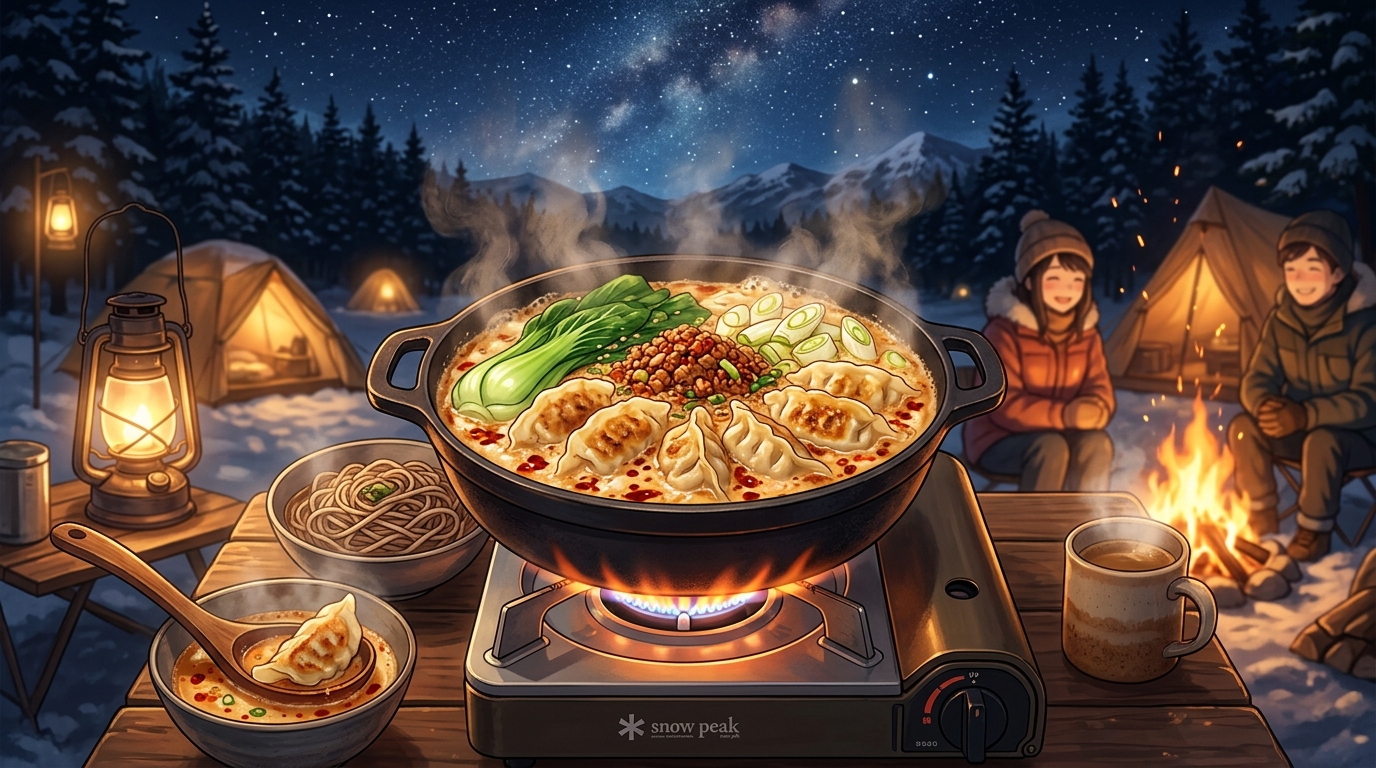 ゆるキャン△ 坦々餃子鍋 再現レシピ